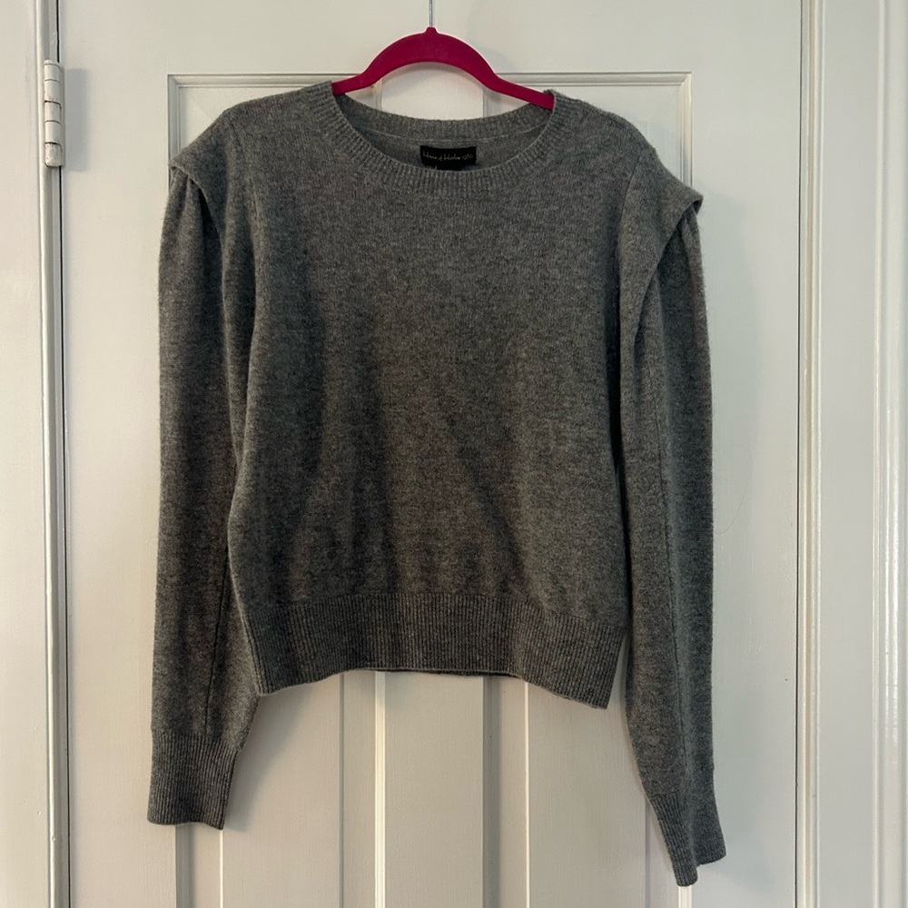 House of Harlow 1960 Charcoal Crew Neck Sweater